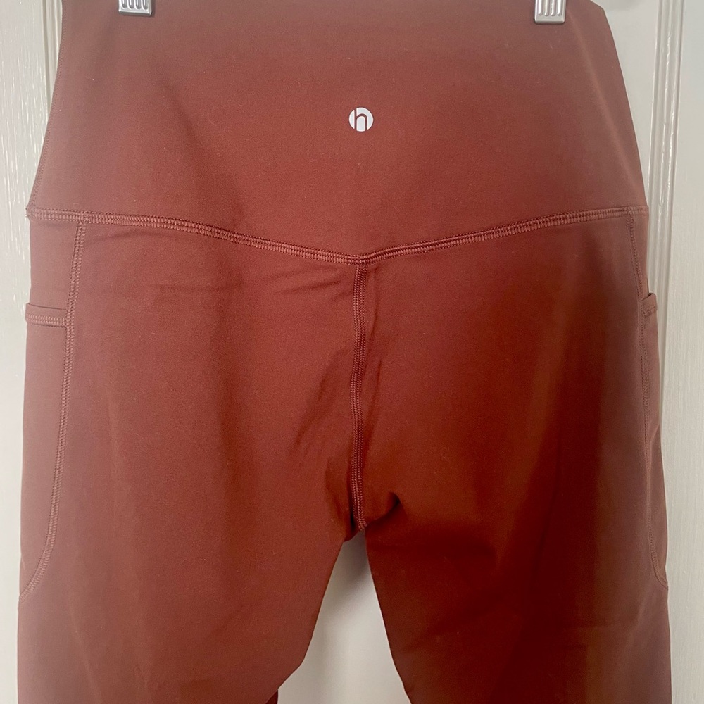 HeyNuts Essential High Waisted Yoga Capris Leggings Tummy Control Womens M 8/10 - Picture 7 of 7